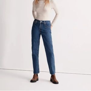 The Perfect Vintage Straight Jean in Bright Indigo Wash: Instacozy Edition